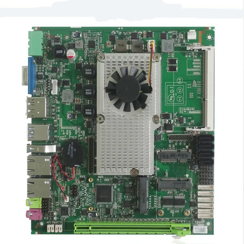 Main board 4*SATA 1*M-SATA Intel core i3 i5-3210M i7-3610QM Embedded Industrial Motherboard 2*RJ45 Gigabit Ethernet