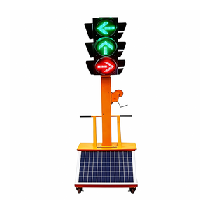 Semáforos Solares, Sinais de Trânsito Eleváveis, Semáforos Móveis Temporários para Passadeiras Escolares - Product Image 6