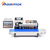 Machine à sceller FR-1600SS Moonpack Imprimante de codage numérique intelligente Machine à sceller chauffante pour sac en plastique en feuille d'aluminium