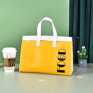 Sac isotherme personnalisé en non-tissé recyclé avec film aluminium pour aliments froids et glace – Fournisseur d'usine - Product Image 3