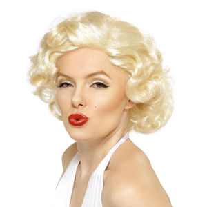 Fibra sintética Rubio <span class=keywords><strong>Marilyn</strong></span> <span class=keywords><strong>Monroe</strong></span> Bombshell Party Peluca - Product Image 1
