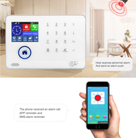 Sistem Alarm Rumah Nirkabel Cerdas 433Mhz Smart Wifi 4g Sistem Keamanan Rumah Dengan Aplikasi iOS dan Android serta Kartu RFID