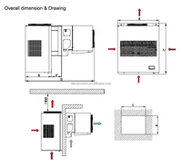 Compresseur Scroll Tecumseh Monobloc 120kg avec Garantie 1 An Température 20-25°C Fabriqué en Chine