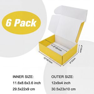 Boîtes cadeaux pliables en carton ondulé robustes et réutilisables, auto-scellantes, écologiques, pour e-commerce, boîtes d'expédition aériennes personnalisées - Product Image 3