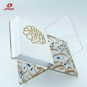 Custom Platte Open Tijdschrift Lade Houder Tafelblad Clear Boek Stand Acryl Koran Houder