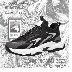 Zapatillas Deportivas Casuales de Lujo para Invierno, Personalizables en Talla US 13-14 EU 47-48, de Cuero, con Plataforma Gruesa, para Correr, con Aumento de Altura y Soporte de Arco para Hombre - Product Image 2