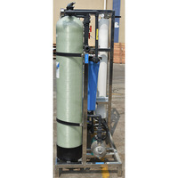 Ro Portable 250LPH dispositif d'usine de dessalement de l'eau chine traitement de l'eau de mer avec pompe récipient à pression PLC-1 an de garantie