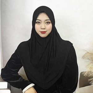 CCY 最新の高品質インスタントシフォンヒジャブジャージー高級ドレスハンガー 女性用ファッショナブルなヒジャブクロス レディース - Product Image 1