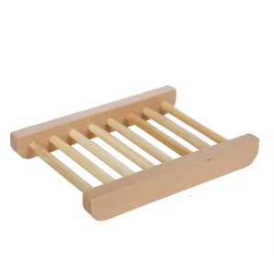 Jabonera de Bambú Rectangular con Logotipo Personalizado, Accesorios de Baño de Bambú - Product Image 1