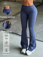 Pantalons de yoga évasés à taille basse pour femmes FH, confortables et décontractés, pour la danse, le yoga, les entraînements, leggings push-up pour femmes, pantalons de yoga pour l'entraînement