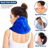 Compresse Chauffante Micro-ondable World-Bio pour le Cou et les Épaules – Réutilisable pour Soulager la Douleur
