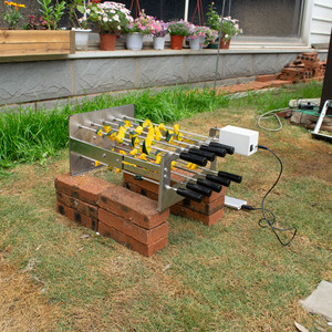 <strong>Small</strong>-Scale Smokeless <strong>Barbeque</strong> Skewer Rotator Charcoal Chicken Grill Machine - Product Image 1