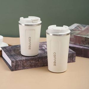 Stainless Steel Tumbler Vacuum Insulated Travel <b>Mug</b> With Lid Minimalist Design For Coffee Hot Cold Drinks - Product Image 2