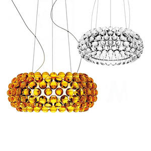 Lámpara Colgante <span class=keywords><strong>Zeus</strong></span> Sweat Drop Ion, Moderna y Sencilla para Sala de Estar, Comedor, Dormitorio, Centro Comercial, Techo con Piedras Preciosas, LED - Product Image 5