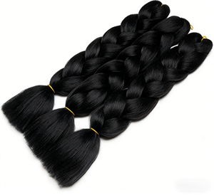 Extensions de cheveux synthétiques Yaki Jumbo Braids de 48 pouces, 100g, en fibre haute température, douces et durables pour usage quotidien - Vente en gros - Product Image 3