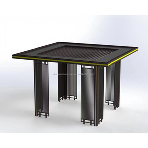 Gazebo rectangulaire en aluminium 4x4 4x5 4x6m, toit rigide, double ventilation, gazebo ombragé, pavillon extérieur, pergola - Product Image 5