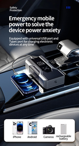 12000mah אוטומטי כלי חירום כלי אוויר מדחס נייד קפיצת מאיץ ערכת מגשר ערכת עבור מכונית עם מתנפחים צמיגים - Product Image 6