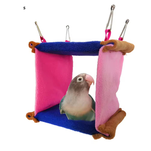 Fashion Bird Hanging Cave Cage Parrot Nest Hammock Hanging Cage Warm Winter Bird <strong>Bed</strong> Small <strong>Pet</strong> House - Product Image 6