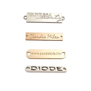 Etiqueta de Metal Personalizada para Ropa, Etiqueta de Costura para Hijab, Etiquetas Pequeñas con Letras, Etiqueta de Aleación de Zinc, Etiqueta de Marca de Metal para Ropa - Product Image 6