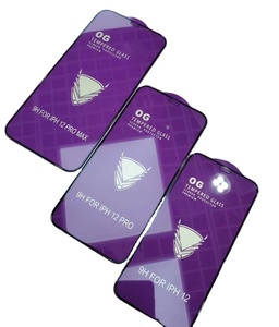 9H de alta calidad OG Armadura dorada de vidrio templado Protector de pantalla para <span class=keywords><strong>iPhone</strong></span> <span class=keywords><strong>12</strong></span> <span class=keywords><strong>Pro</strong></span> <span class=keywords><strong>12</strong></span> Max <span class=keywords><strong>12</strong></span> <span class=keywords><strong>Pro</strong></span> max - Product Image 1
