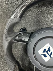 Volante de Fibra de Carbono Forjado para Audi A4 B9 A5 A3 S4 S5 RS4 RS5 2017 2018 2019 2020 2021 <span class=keywords><strong>2022</strong></span> - Product Image 2