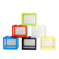 Aquarium de bureau mini en acrylique empilable pour poissons Betta, pour la maison ou le bureau