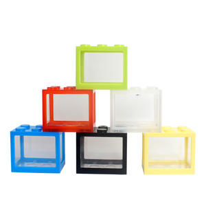 적층형 미니 베타 수조, 무독성 플라스틱 데스크탑 어항, 멀티 컬러 친환경 가정/사무실용 물고기 서식지 - Product Image 2