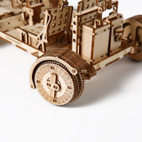 Kit de Rompecabezas 3D de Madera para Ensamblaje DIY, Modelo de Vehículo Aeroespacial Educativo para Mesa, Suministro al por Mayor