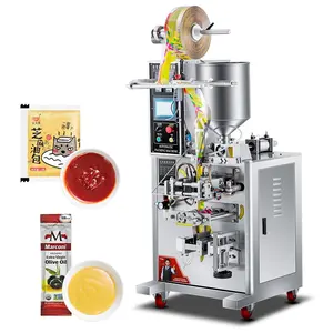 High Speed Small Salsa Mayo Honey Sachet Mayonnaise Sauce Packaging Sealing Machine For Plastics Packages Small Business