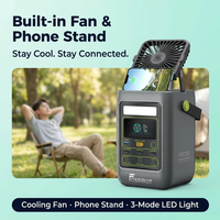 Station d'alimentation portable FDC300 Mini 288Wh LiFePO4 avec double port USB bidirectionnel 140W pour ordinateur portable, appareil photo, drone, camping