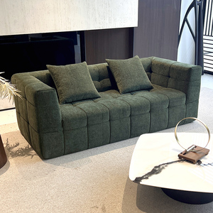 Nhà phòng khách đồ nội thất Cotton Linen nhung vải nén couch nhỏ đóng gói <span class=keywords><strong>sofa</strong></span> Set Giá Rẻ Bán hàng loạt màu xanh lá cây <span class=keywords><strong>sofa</strong></span> - Product Image 4