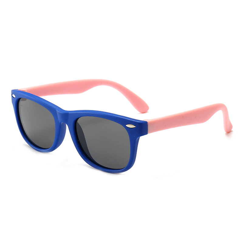 C23-Dark blue pink frame/black lens