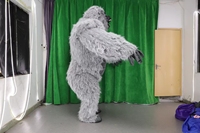 Costume de gorille gonflable réaliste géant pour événements, déguisement de fête, costume gonflable pour enfants, costume King Kong, déguisement fantaisie