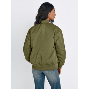 Trendy Queen 2025 invierno moda mujer Casual acolchado Zip-up cortavientos ropa de abrigo cómoda - Product Image 3