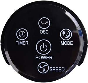 Grand <span class=keywords><strong>ventilateur</strong></span> oscillant sans pales à commande numérique par application, pour usage extérieur - Product Image 4