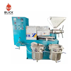 Máquina de prensa manual de óleo de girassol, prensa fria automática de óleo de coco para uso caseiro