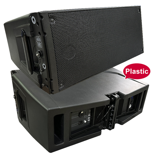 IDL20A Lightweight Plastic Design Double Bass Subwoofer Speakers Professional Dual 10 Inch Active DSP Line Array Speaker
