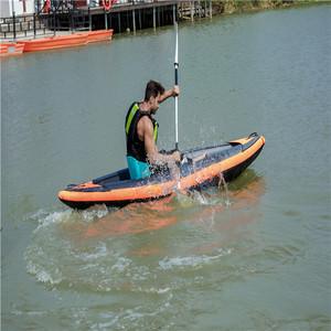 Zero New Gonflable Kayay Propel Pédale Drive Système Kayak Bateau pour Eva Kayaks PVC Siège Réglable Adultes Blue <span class=keywords><strong>River</strong></span> 10 Pcs - Product Image 2