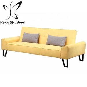 New Modern Fabric Living Room Furniture Folding Small <strong>Single</strong> <strong>Bed</strong> <strong>Sofas</strong> Solid Wood Frame Super Comfortable - Product Image 3