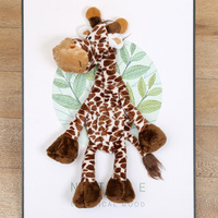 Songshan Jouets kwaii personnalisé doux animaux poupée peaux non rembourré koala lion tigre lapin forêt animaux poupées en peluche peau enfants