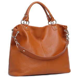 Bolso de Hombro Cruzado de Cuero Genuino de Gran Capacidad con Cremallera, Estilo Vintage Europeo Americano, de Moda y Tendencia - Product Image 4