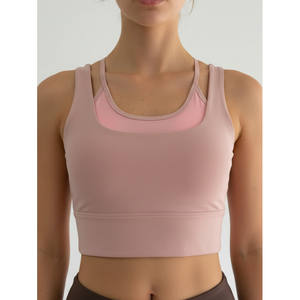Good to the Limit Soutien-gorge de sport simple dos nageur, maintien élevé, ajustement performant, pour femme, sans couture, coupe courte, pour l'entraînement - Product Image 3