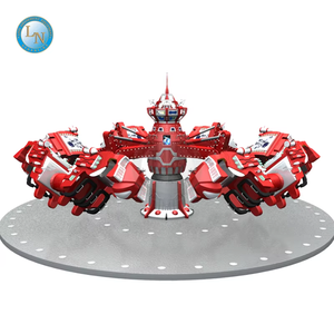 Équipement de parc d'attractions à 16 places sur le thème des sensations fortes, tour en avion d'autocontrôle rotatif pour enfants - Product Image 4