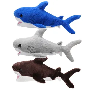 Customized Sea Animal Plush Toy New Style Blue Grey Shark Stuffed Toy for Kids
