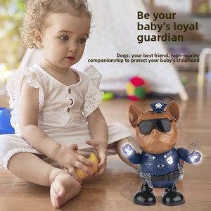 Robot Cane Poliziotto in Plastica Scala 1:5, Giocattolo Camminante a Batteria con Luci e Musica, Kit Telaio per Bambini 5-7 Anni - Product Image 2