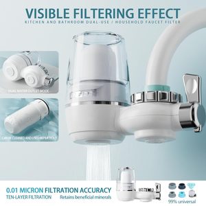 Purificador de Agua Manual para Grifo de Cocina con Cartucho de Filtro de Carbón Activado para Uso Doméstico y Exterior, Caudal de 2L/min - Product Image 2