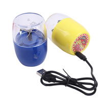 Nouvel accessoire pour fumeurs : Mini broyeur électrique portable en plastique pour herbes et épices, idéal pour les boutiques de fumeurs