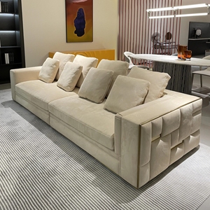 Canapé <span class=keywords><strong>Babylon</strong></span> de luxe haut de gamme, blanc, salon, style luxe léger, combinaison de sols plats, coin - Product Image 1