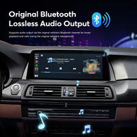 Ewaygps Linux con Bluetooth y Wifi Integrados, Pantalla Multimedia Inalámbrica de 10.25 Pulgadas, Carplay, Android Auto, Navegación para BMW Serie 5 F10 F11 F18