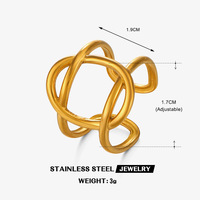 Cincin Oval Minimalis Terinspirasi Mode Eropa dan Amerika, Cincin Garis Gaya Hip-Hop Niche, Grosir